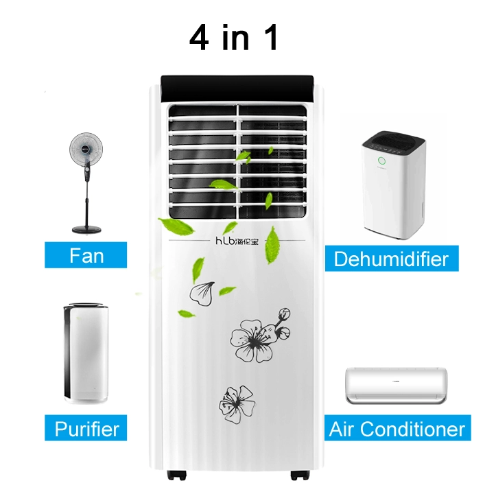 4 in 1 tragbarer Klimaanlagenventilator für Zimmer