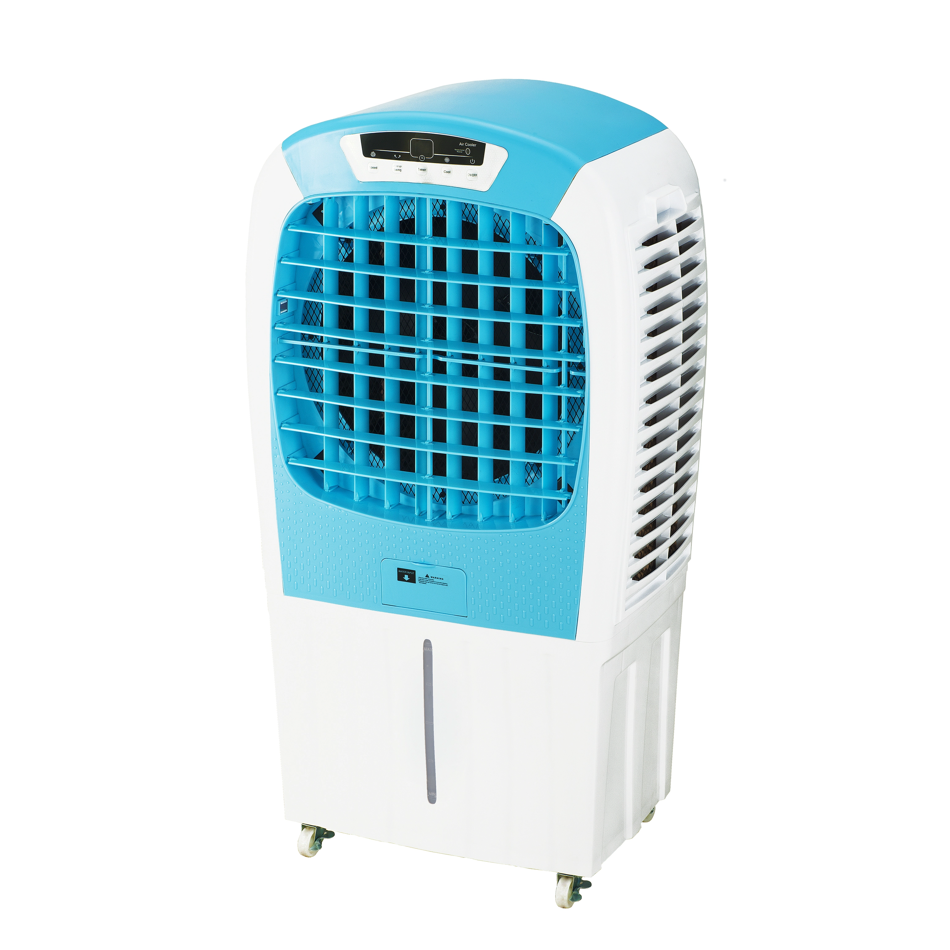 Kommerzieller mobiler Wasser-Verdunstungsluftkühler, 40 l, tragbarer Lüfter, bodenstehender Luftkühler